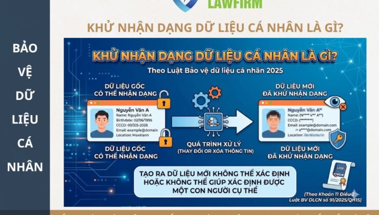 Khử nhận dạng dữ liệu cá nhân là gì? Khử nhận dạng dữ liệu cá nhân là gì?